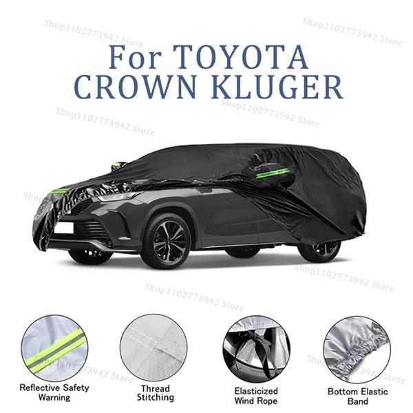 車カバートヨタクラウンクルーガーフルカバー防水日焼け防止カバー傷つきにくい車のアクセサリー