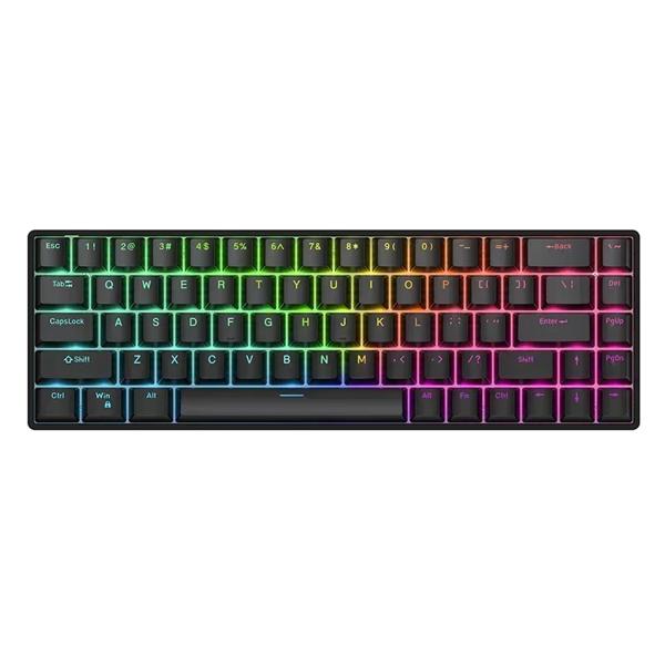 Teamwolf-Raven68磁気スイッチ付きゲーマーキーボード,68キー,メカニカルキーボード,クイックトリガー,ホットスワップ,RGB,fps,有線_2