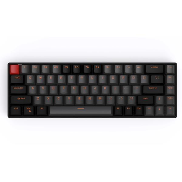 Teamwolf-Raven68磁気スイッチ付きゲーマーキーボード,68キー,メカニカルキーボード,クイックトリガー,ホットスワップ,RGB,fps,有線_3