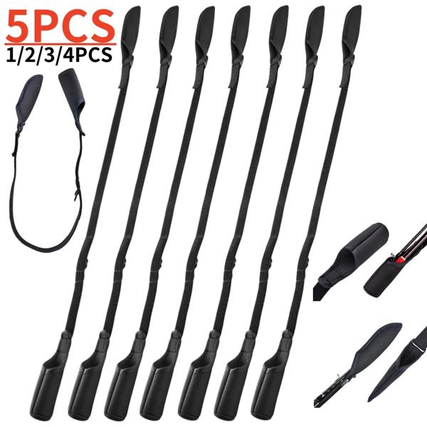 釣り竿タイポールチップカバー,ストラップファスナー,スリーブ,ストラップ,ポール保護ケース,屋外釣りアクセサリー