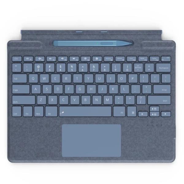 Bluetoothワイヤレスタッチキーボード,ペンスロット付き,磁気タブレット,Microsoft Surface Pro 8,9,10,x,新しい色,2022