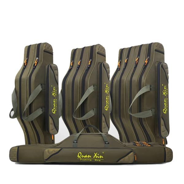 オックスフォード-大容量収納バッグxa192g,2/3/4層,釣り竿用,80cm,120cm