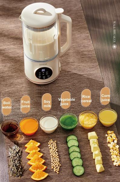 多機能電気ジューサー,自動加熱,牛乳製造機,220V, 1200ml