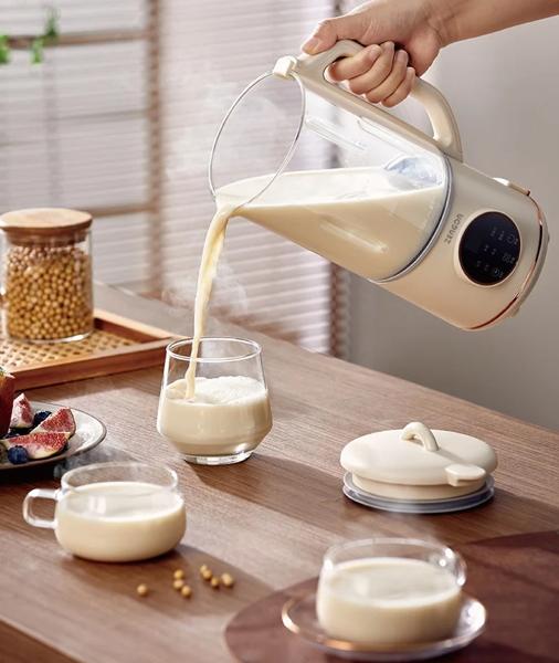多機能電気ジューサー,自動加熱,牛乳製造機,220V, 1200ml
