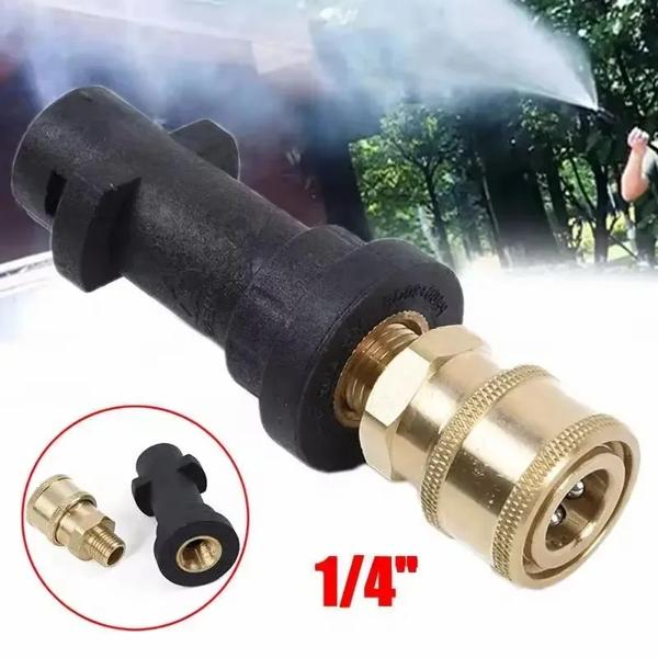 ケルヒャーkシリーズ用高圧水鉄砲 クイック接続ノズルとエクステンション付き 洗車機高圧水鉄砲 1/4 クイック接続 PA フォームキャノンカラーノズル