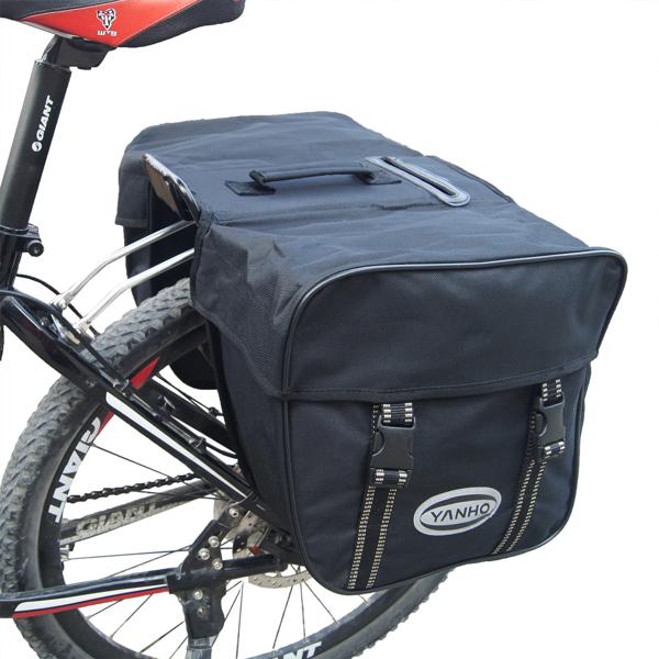 マウンテンバイクとロードバイクのトランク用の防水リアシート,トランク用,ダブル,25l,B-SOUL