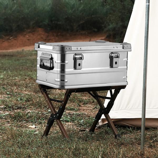 30-80L キャンプピクニック旅行アルミ合金大容量ボックスアクセサリー収納袋ハイキングアクセサリー屋外保管 30-80L キャンプピクニック旅行アルミ合金大容量ボックスアクセサリー