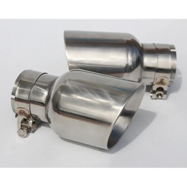 ユニバーサルステンレススチールエキゾーストサイレンサー,コネクター (63mm),アウトレット (89mm),BMW用,1個の通販は