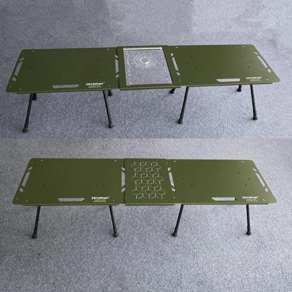 防水タクティカルテーブル スプライカブルキャンプ用 オプションの超軽量アルミニウム合金 屋外テーブルアクセサリー_3