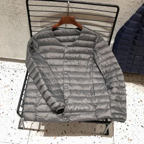 男性用の変数Vネックコート,暖かいパフグ,さまざまな色,90% の白いダックダウン,軽くて軽量の裏地,秋冬,新しい,2023