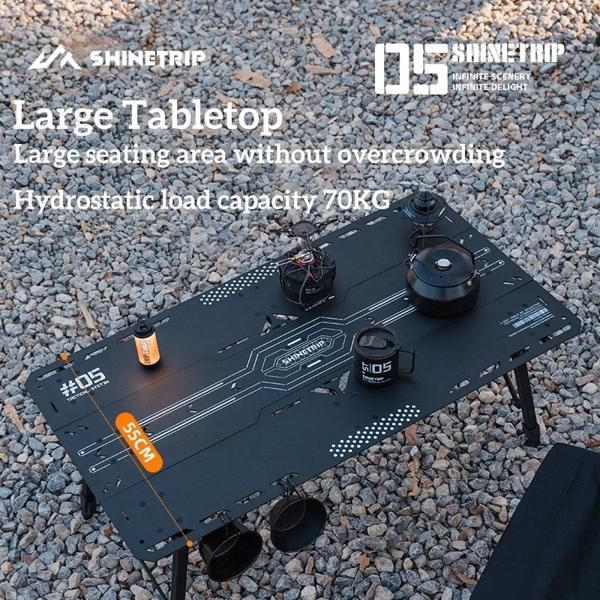ShineTrip 新 05 シリーズ屋外キャンプテーブルポータブル折りたたみ