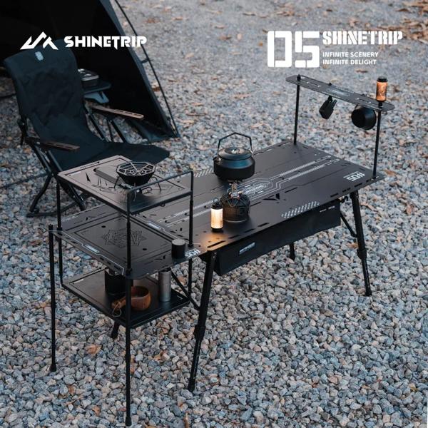 ShineTrip 新 05 シリーズ屋外キャンプテーブルポータブル折りたたみ 55 センチメートルアルミエクストラワイドデスクトップ自由拡張 IGT フレームワーク ShineTrip 新 05 シリーズ屋外キャンプテーブルポータブル折りたたみ