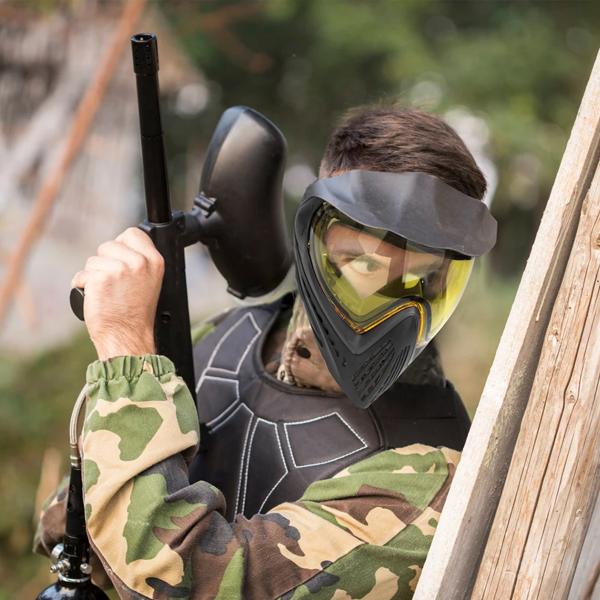 FMA-エアソフト戦術フェイスマスク 単層安全マスク ペイントボール 屋外エアガン機器 サバイバルゲーム F1