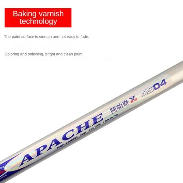 Apache-長距離プラスチック製釣り竿,超硬カーボン,海釣り,セラミック