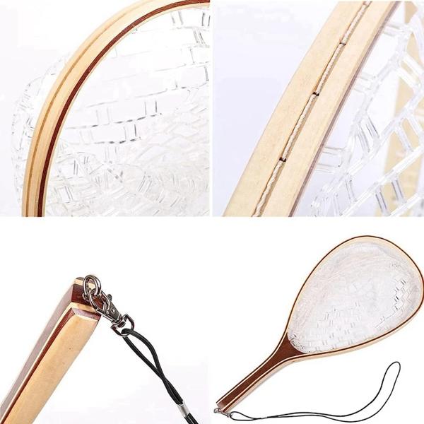 2X フライフィッシングランディングネットトラウトフィッシングネット