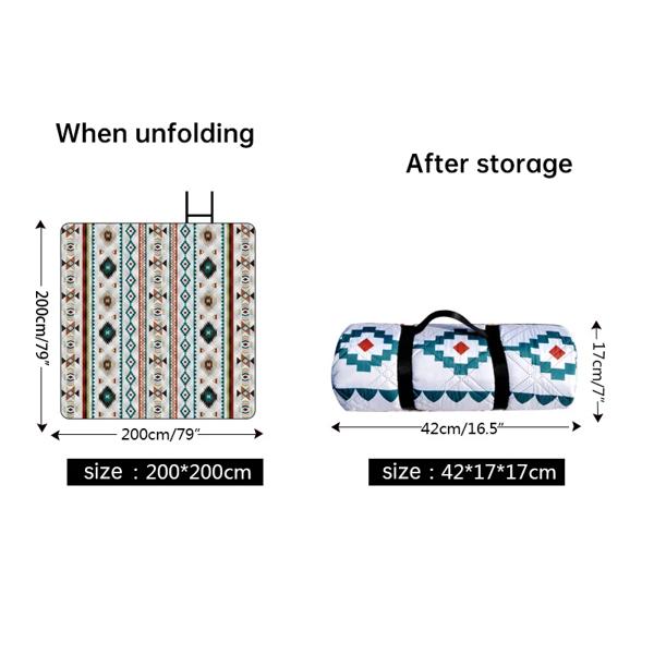 屋外ピクニックマット 耐湿性 アルミフィルムベース 洗濯機で洗える