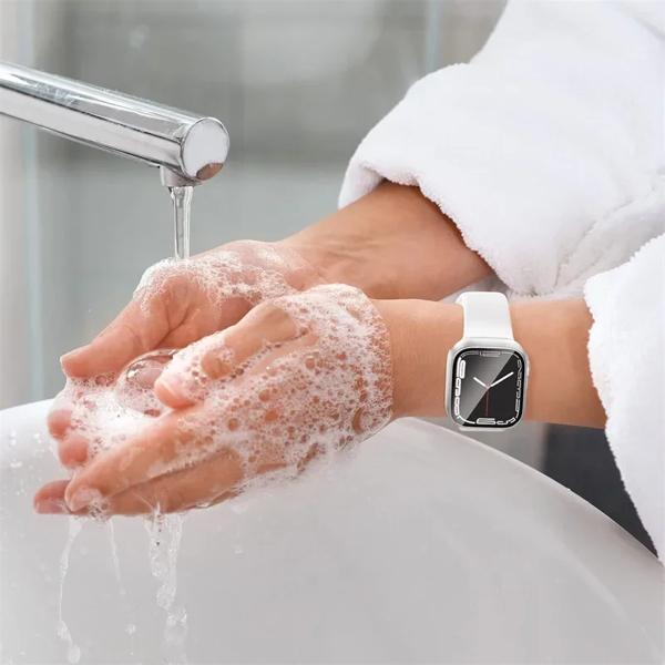 Apple Watch用スクリーンプロテクター,iwatch用ガラスカバーアクセサリー9, 8, 7, 6, SE, 5,se,44mm, 40mm, 41mm, 45mm 42mm、38mm 腕時計用パーツ