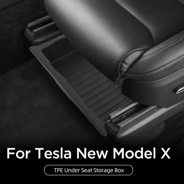 Teslaモデルx,tpe,車のトレイオーガナイザー,引き出しタイプ,2023, 2024用の収納ボックス