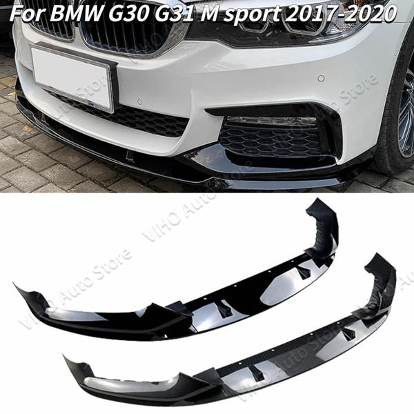 BMW,g30,g31,spiler,スプリッターディフューザー,5シリーズ,525i, 530i, 2017, 2018, 2019, 2020用のmスポーツフロントバンパー,ボディキット
