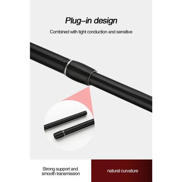 Goture-ポータブルカーボンファイバーフィッシングロッド,スピニングおよびベイトキャスティングロッド,トラベルベースロッド,ml,m,3チップ,2セクション,1.8m, 2.1m, 2.4m