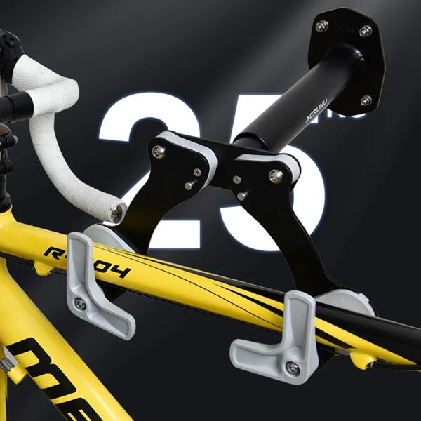 壁に取り付けられた水平金属製自転車ラック,調節可能なサポート,ロードバイク,マウンテンバイク,屋内用のフックの通販は 7,829円