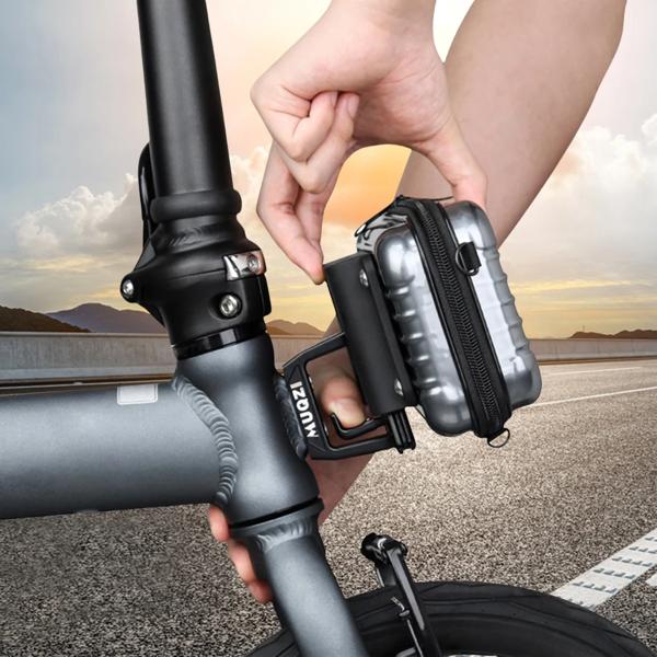 ブロプトン自転車用ピッグノーズバッグアダプター、防水フロントキャリアブロック、パッケージホルダー、折りたたみ自転車、1-10個_3