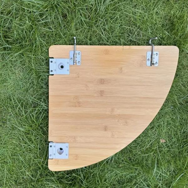 Igtサイドテーブルトップバンブーエクステンションボード、左右