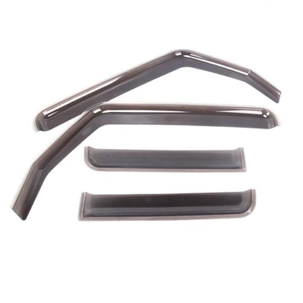 ウィンドウバイザーデフレクター,jl 2007-2022,無制限の4ドア,gdiator jt 2020 2021,1セットの通販は