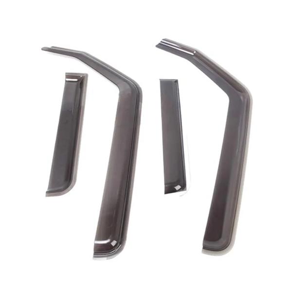 ウィンドウバイザーデフレクター,jl 2007-2022,無制限の4ドア,gdiator jt 2020 2021,1セットの通販は