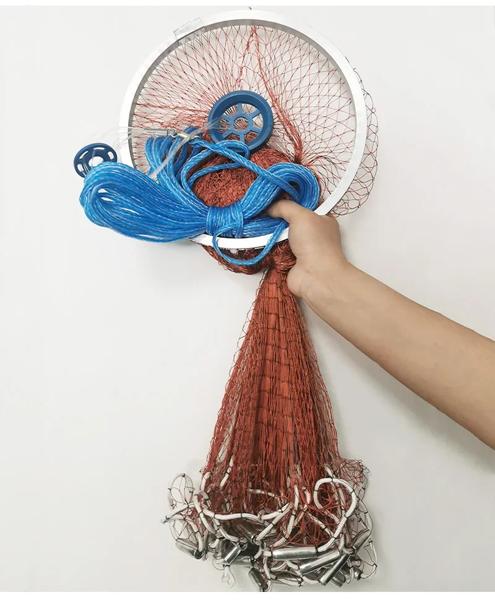 ラワシアハンドスローフィッシングネット、フィッシュメッシュ、ツール