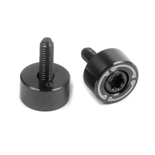 CAPS AMPEX CL リールとCapsカバーセット KRX 1000 Billet Center Caps (set of 4)