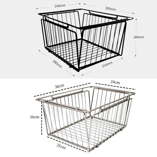 ステンレス製IGTテーブルバスケット 折りたたみ式 軽量 ポータブル キャンプ用アクセサリー 1ユニット