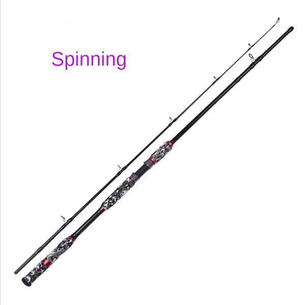 ROLLFISH-カーボンフィッシングロッド、鋳造スピニング、XHパワー、ウルトラライト、ウルトラハードフィッシング、重量10kg、2.1m、2.28m、2.4m
