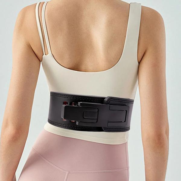 重量挙げベルトセルフロックパワーリフティングベルト保護クイックロック重量挙げベルトボディービル用腰椎を保護