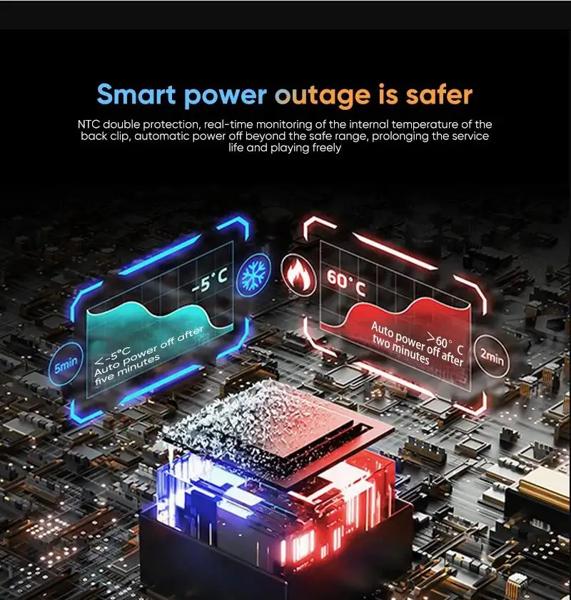 Black Shark Fun Cooler 2 Pro Funcooler 冷却 温度表示付き iPhone Xiaomi Redmagic Black Shark 電話用_2