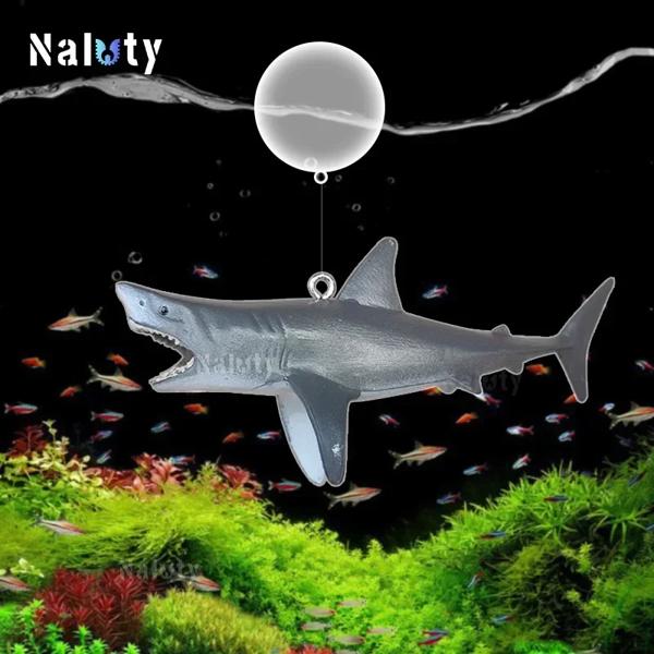 水槽、海洋動物の装飾、水族館の装飾アクセサリーのためのミニサメのクジラの装飾品、新しい