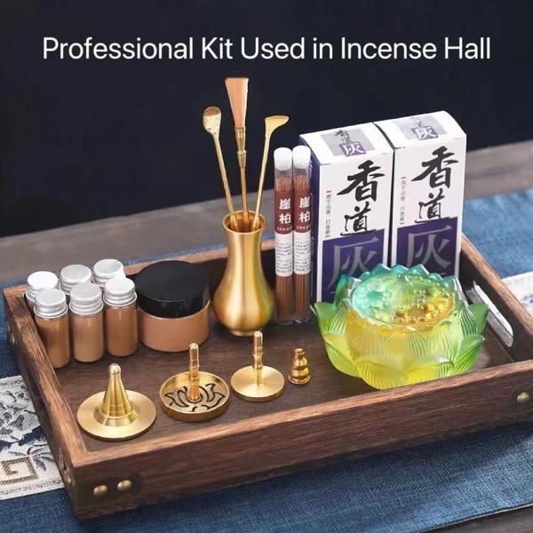 伝統的な真ちゅう製の化粧品製作キット,ポータブル,フレグランス,パウダーシール,古い香炉,DIYアクセサリー 伝統的な真ちゅう製の化粧品製作キット,ポータブル,フレグランス