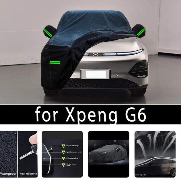 Xpeng G6-Fullカーカバー、スノーカバー、防水、防塵、屋外、サンシェード、カーアクセサリーの通販は