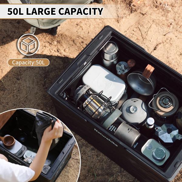 NATUREHIKE-ポータブルで折りたたみ可能なピクニックテーブル キャンプ