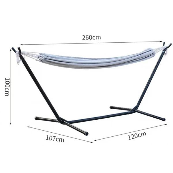 屋内昼休み屋外ホーンハンモックスタンド強化および安定化メッシュベッド屋外キャンバススイングキャンプ 屋内昼休み屋外ホーンハンモックスタンド強化および安定化メッシュ