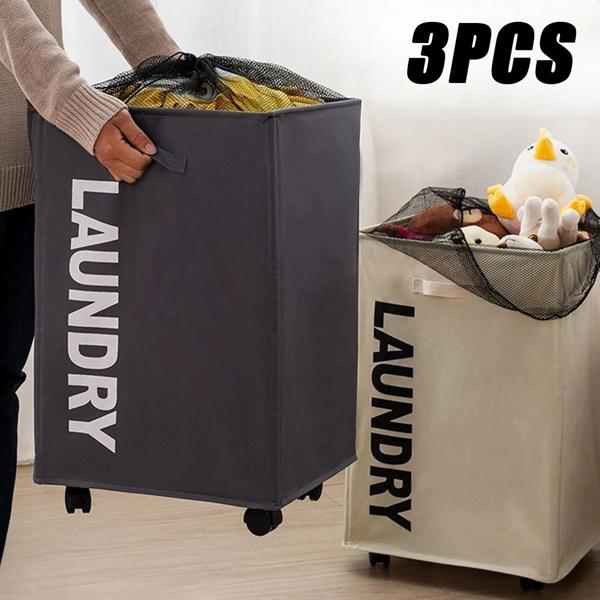 折りたたみ式汚れた服,車輪付きの収納バスケット,ランドリーバッグ,ヨガマット,フィットネス機器の通販は 7,309円