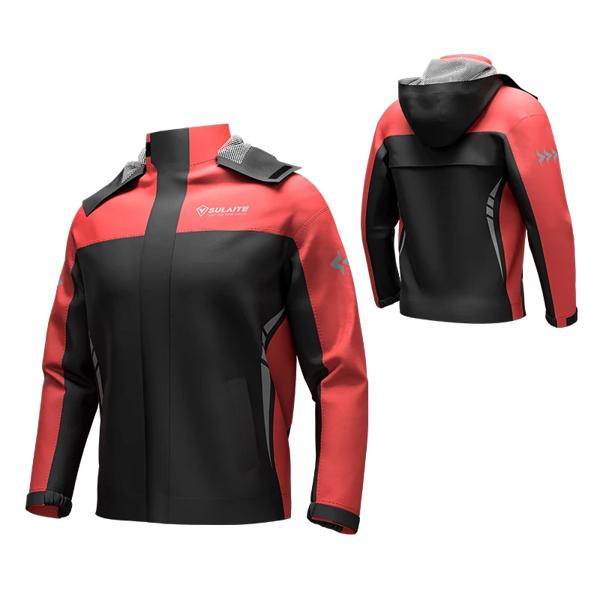 Sulaite-男性用オートバイレインコートスーツ、防水レインギア、反射ジャケット、ワークコート、軽量ハイキングレインスーツ_2