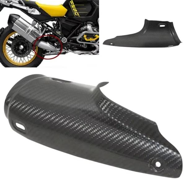 モーターサイクルエキゾーストサイレンサー,熱シールド,カバー,火傷防止,bmw r1200gs,2013-2018,r1250gs,2019-2023, 1個と互換性があります
