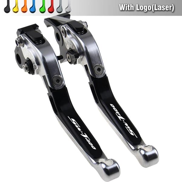 折りたたみ式で拡張可能なモーターサイクルクラッチブレーキおよびブレーキレバー,ホンダfjs 400シルバーウイングSW-T400 2006-2011 SW-T 400 swt,cnc調整可能の通販は 5,081円