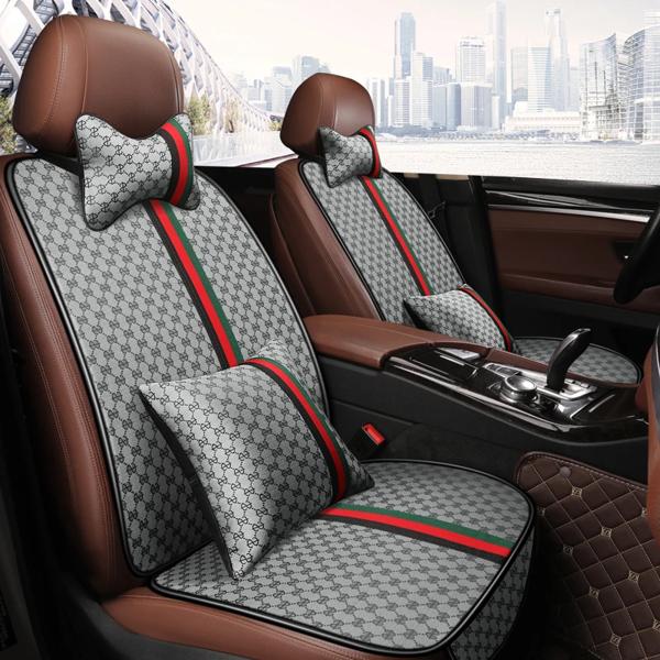 新しい季節のカーシートクッション ポリエステルファイバーの4シーズンユニバーサルスリーピースカーシート 冬用の素敵なリアクッション 2021の通販は