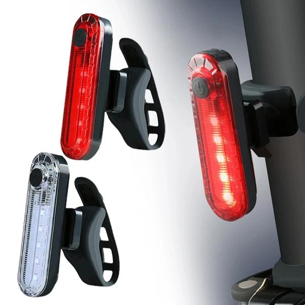 自転車リアテールライト USB 充電式赤色 LED 高輝度テールライトあらゆる自転車/ヘルメットにフィットサイクリングの安全のための取り付けが簡単