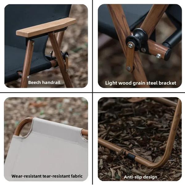 Wildhike ポータブル折りたたみスチールチューブチェアオックスフォード布背もたれビーチチェア二人用屋外キャンプテーブルチェア Wildhike ポータブル折りたたみスチールチューブチェア