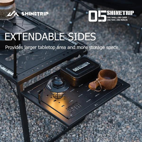 ShineTrip IGT テーブルフリーコンビネーション折りたたみテーブル炭素