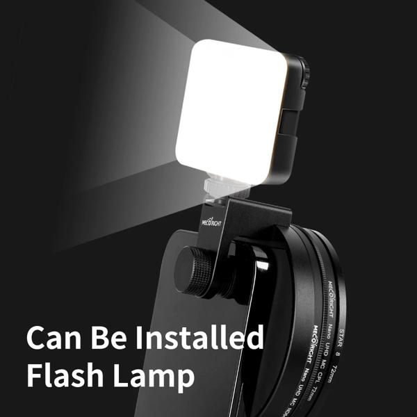 Mecoright-コールドシューズスマートフォンフィルター、携帯電話レンズホルダー、携帯電話レンズ、cpl、ND、gnd、Samsung、Huawei、iPhone、Vivo、72mmに適合_2