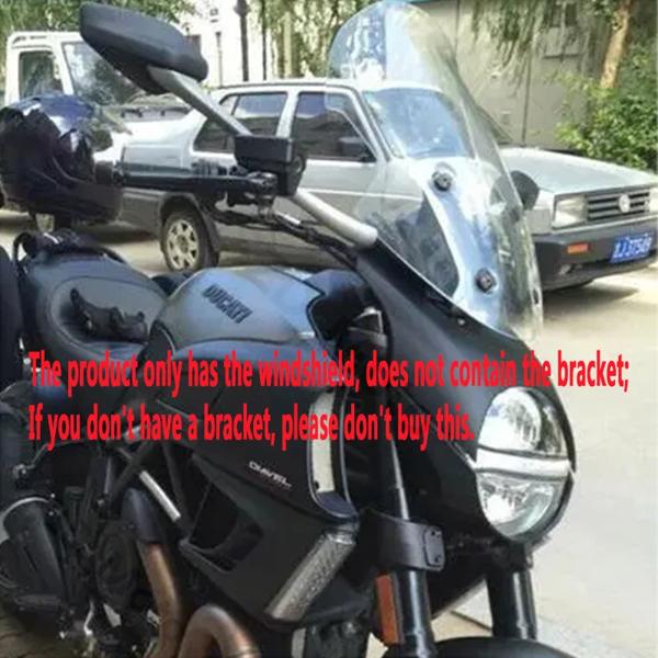 ドゥカティディヴェル,ツーリング,ウィンドスクリーン,ウィンドデフレクター,バイザーバイザー,オートバイアクセサリー,2011, 2012, 2013